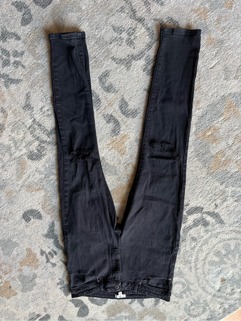 bp Black High-Rise Skinny Jeans